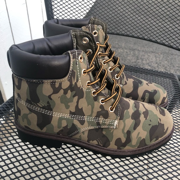 Shoes | Camo Work Boots | Poshmark